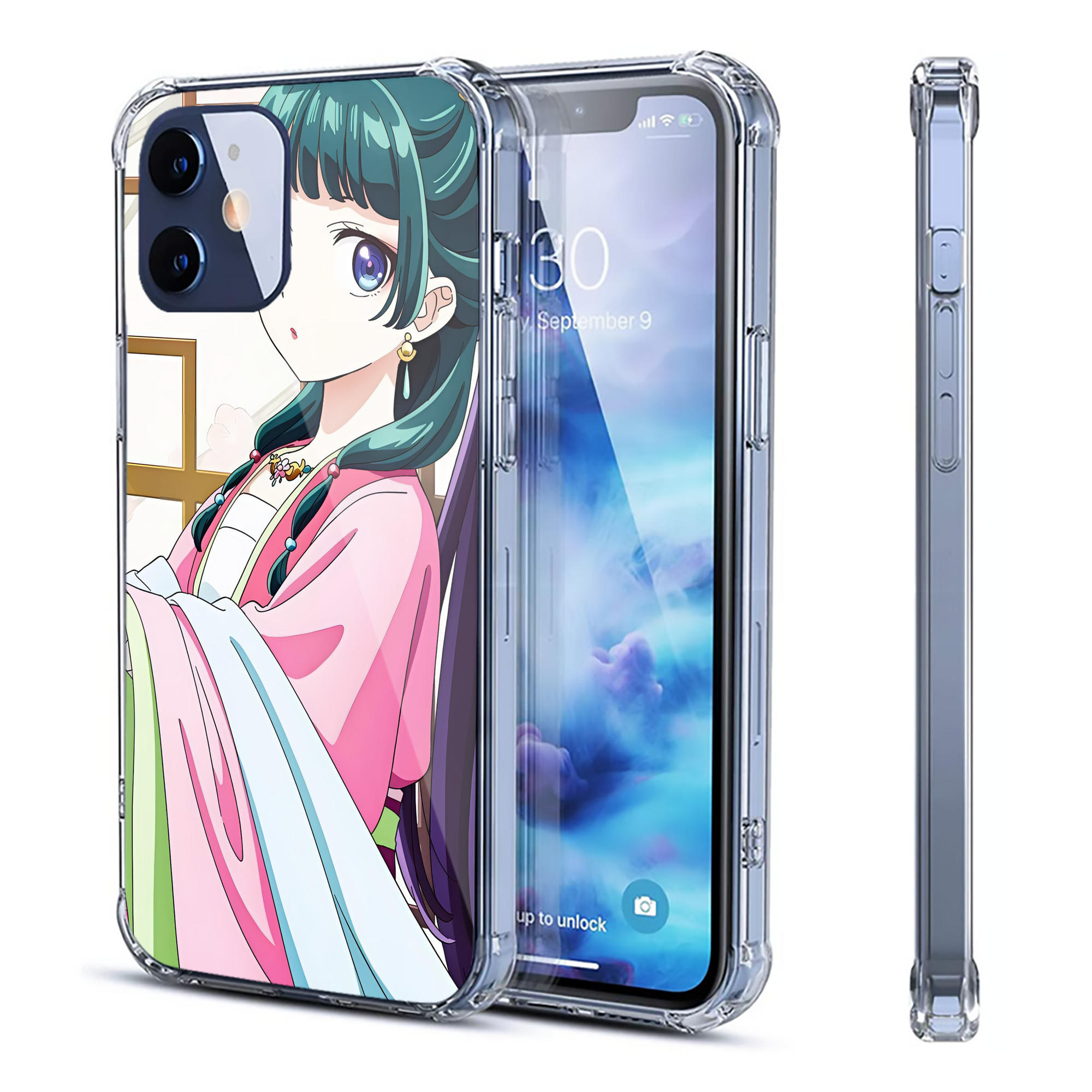 （画像用） 薬屋のひとりごと The Apothecary Diaries 【iPhone 12シリーズ対応】透明スマホケース（クリアソフトケース）